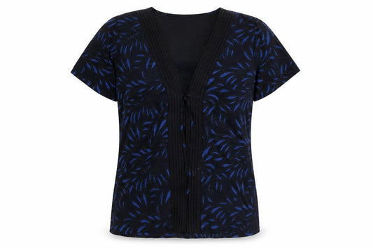 Womens UK Size 14 Bonmarché Blue Basic T-Shirt