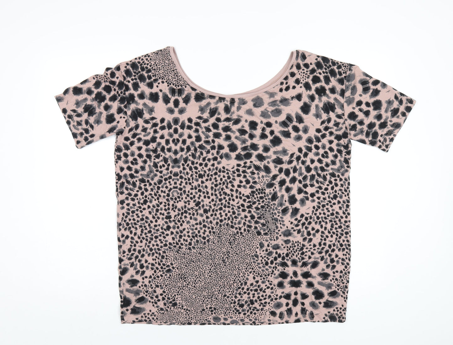 Womens UK Size 8 NEXT Pink Basic T-Shirt