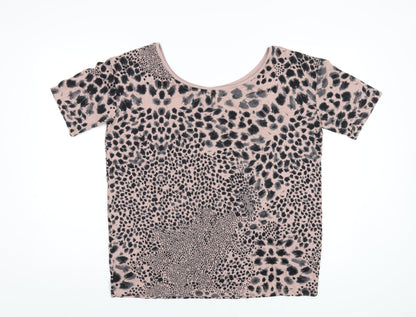 Womens UK Size 8 NEXT Pink Basic T-Shirt