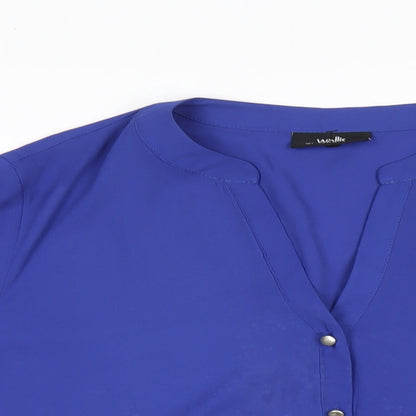 Womens UK Size L Wallis Blue Basic T-Shirt