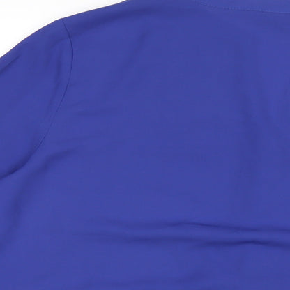 Womens UK Size L Wallis Blue Basic T-Shirt