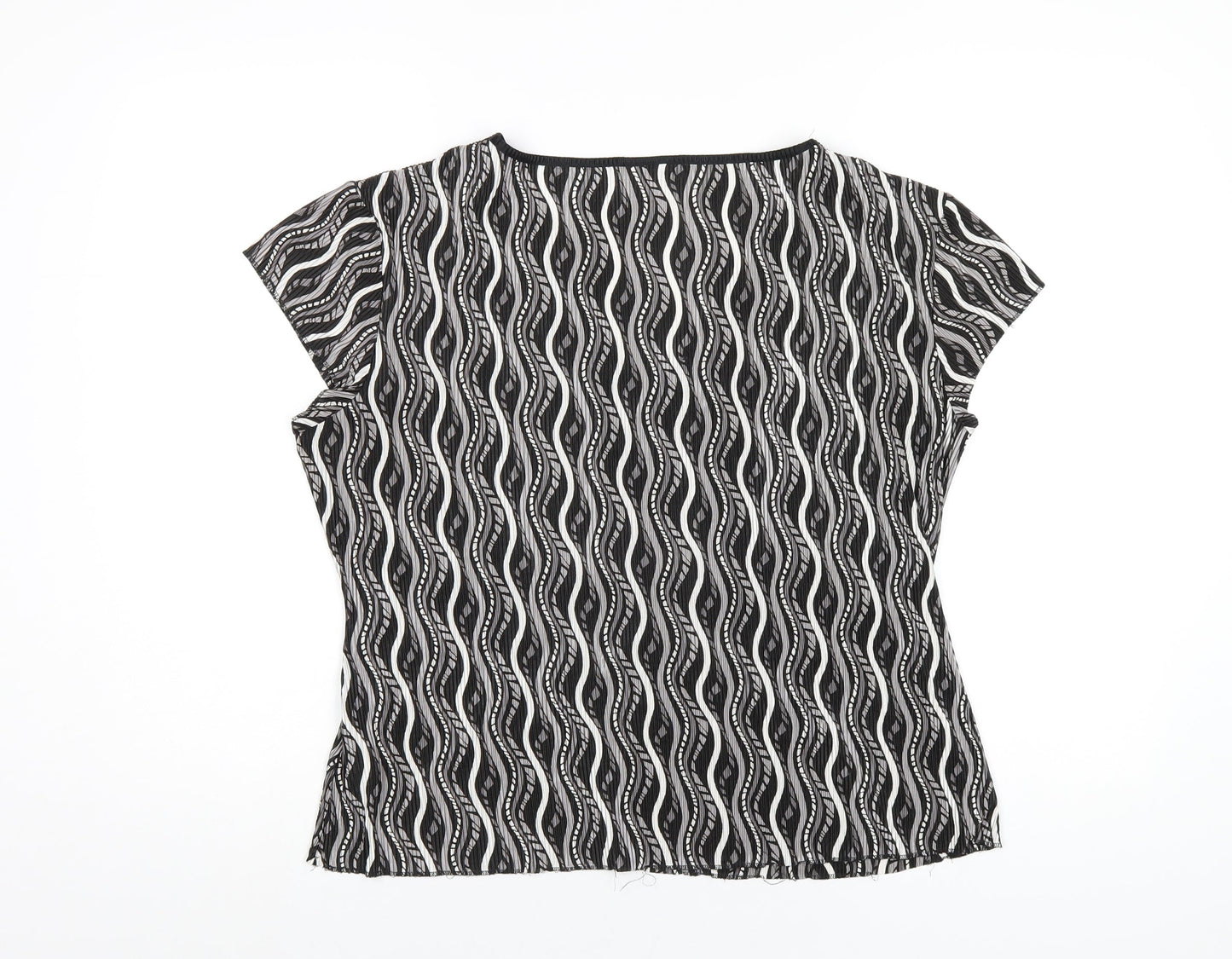 Womens UK Size 18 NEXT Black Basic T-Shirt