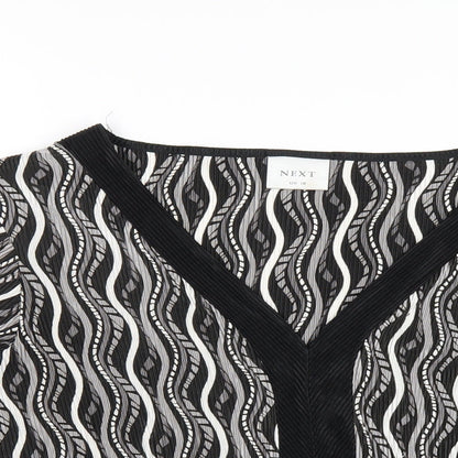 Womens UK Size 18 NEXT Black Basic T-Shirt