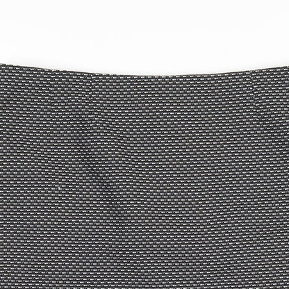 Kasper Womens Black Polyester Straight & Pencil Skirt Size 10 Zip