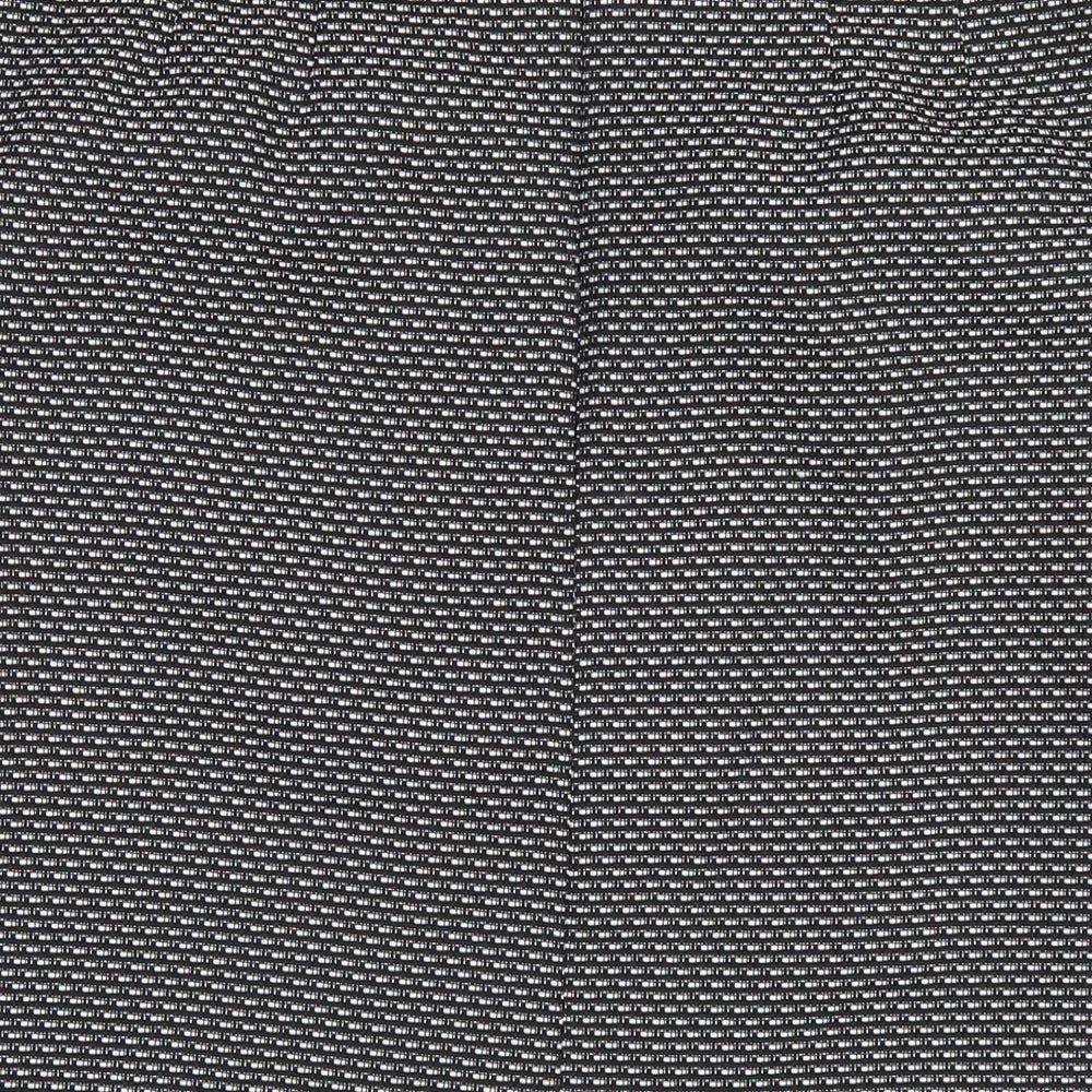 Kasper Womens Black Polyester Straight & Pencil Skirt Size 10 Zip