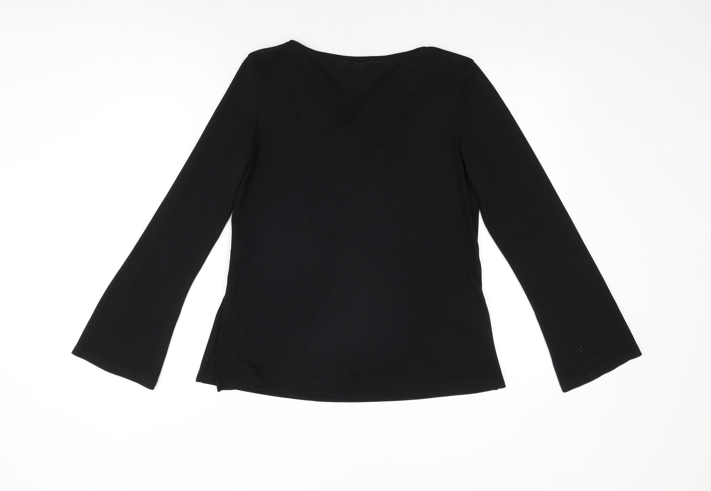 Womens UK Size 14 Marks and Spencer Black Basic T-Shirt