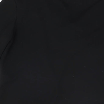 Womens UK Size 14 Marks and Spencer Black Basic T-Shirt
