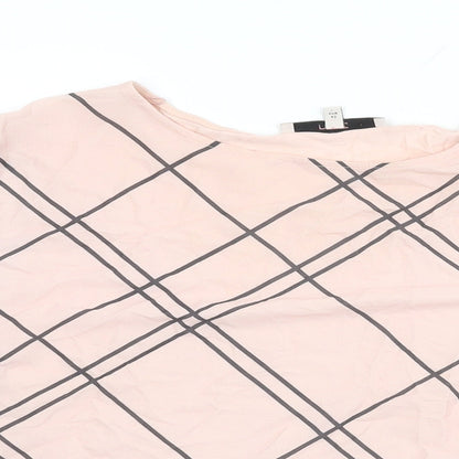 Womens UK Size 14 NEXT Pink Basic Blouse