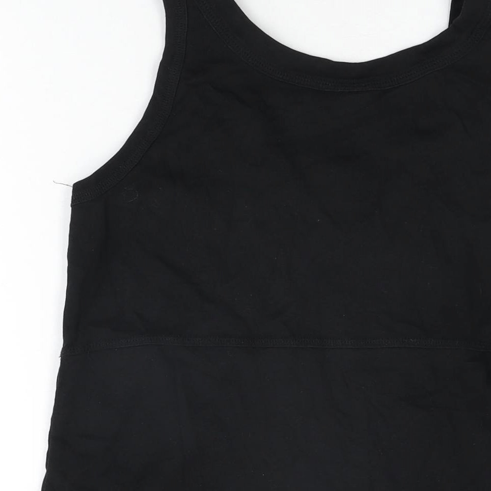 Womens UK Size L Cecil Black Basic Tank