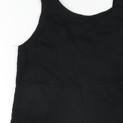 Womens UK Size L Cecil Black Basic Tank
