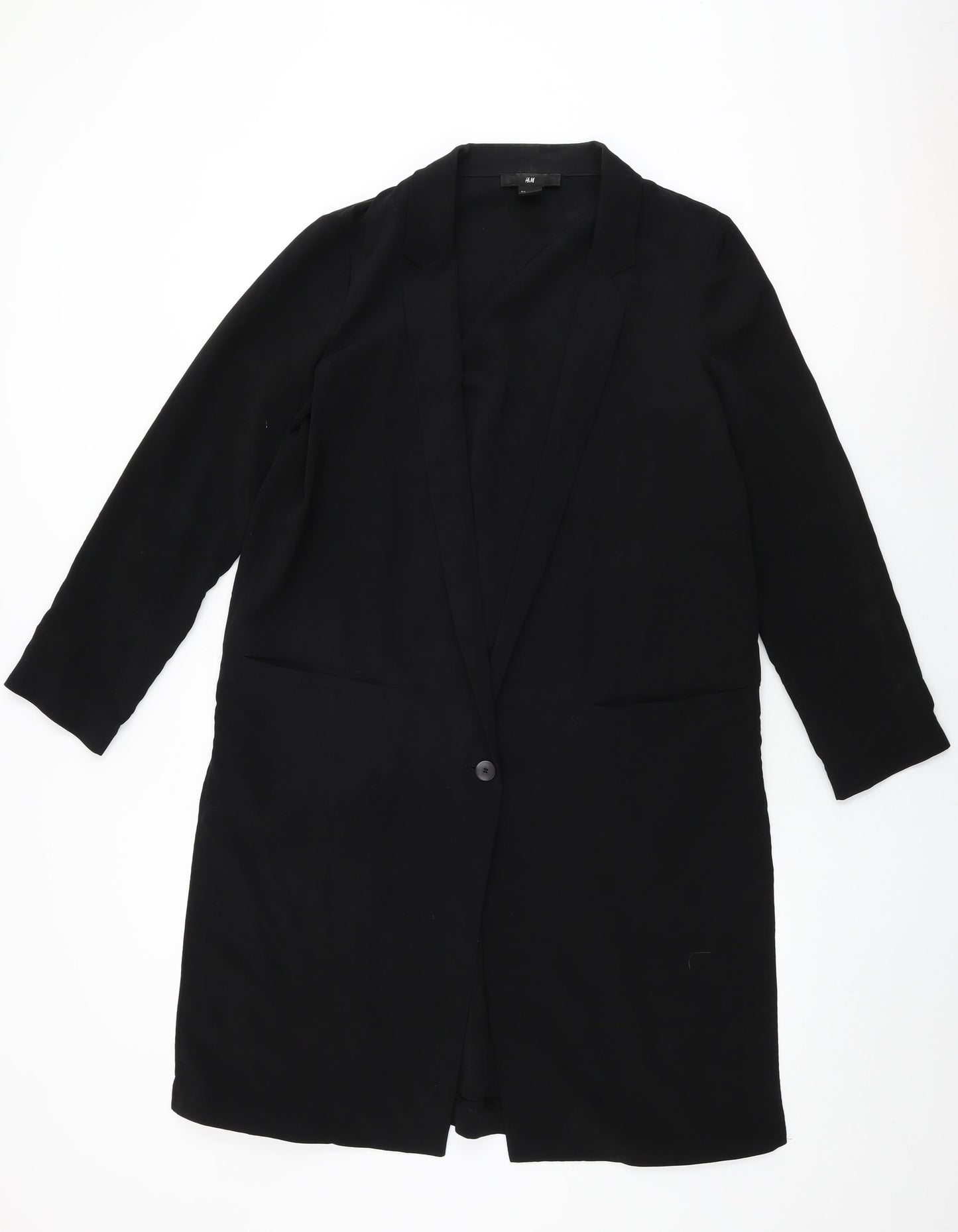 Womens UK Size 12 H&M Black Jacket