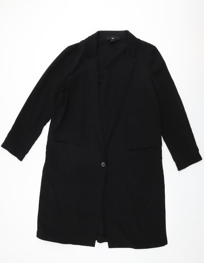 Womens UK Size 12 H&M Black Jacket