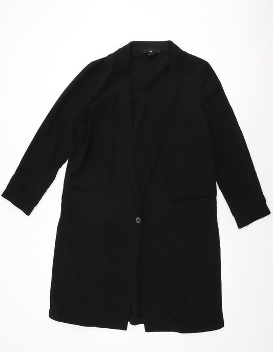 Womens UK Size 12 H&M Black Jacket