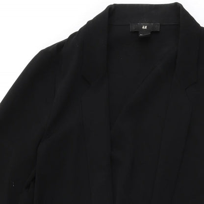Womens UK Size 12 H&M Black Jacket