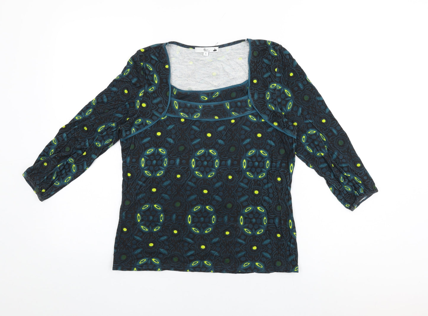 Womens UK Size S Klass Blue Basic T-Shirt