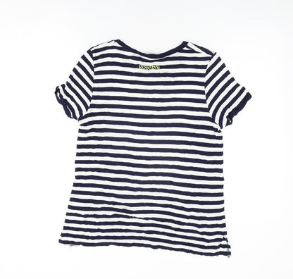 Womens UK Size M Oasis White Basic T-Shirt
