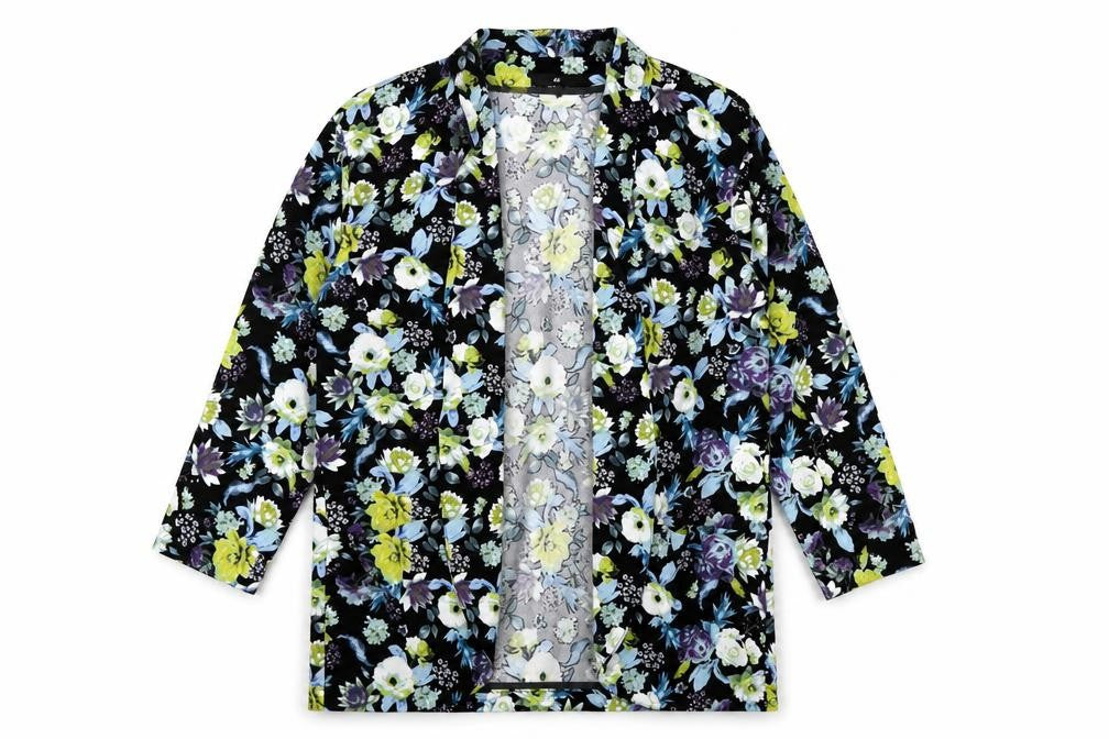 Womens UK Size M H&M Black Jacket