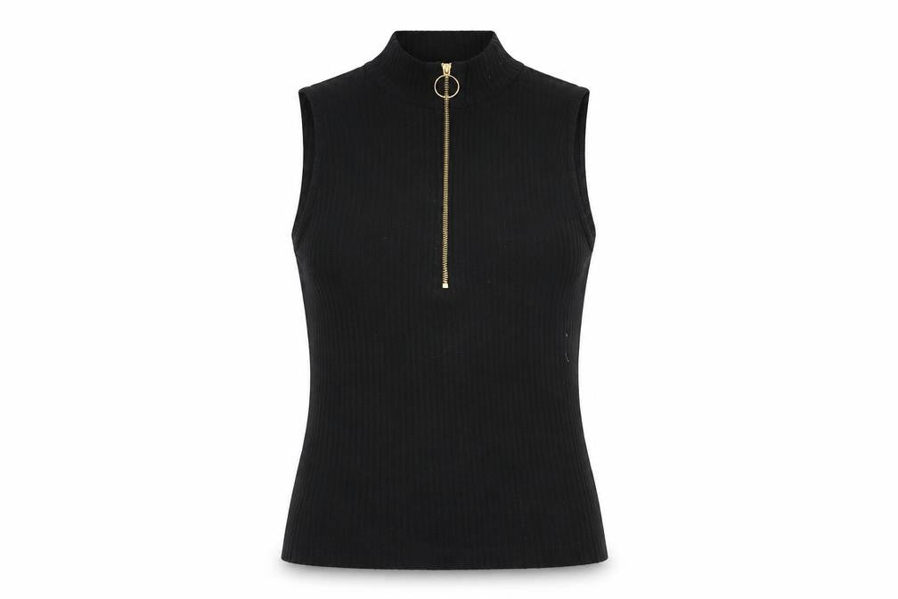 Womens UK Size S Zara Black Basic T-Shirt