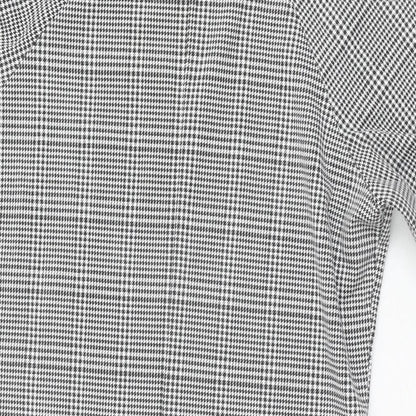 New Look Womens Grey Houndstooth Polyester Shift Size 12 Round Neck Pullover