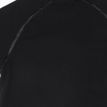 Creative Recreation Mens Black Polyester T-Shirt Size M Round Neck
