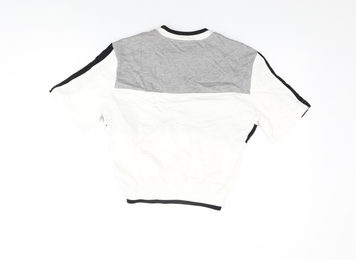 Mondi Womens Grey Cotton Basic T-Shirt Size 10 Round Neck - Mondi Sports