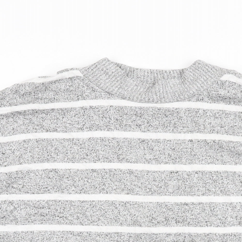 Womens UK Size 8 Marks and Spencer Grey Basic T-Shirt