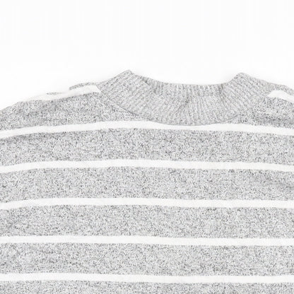 Womens UK Size 8 Marks and Spencer Grey Basic T-Shirt