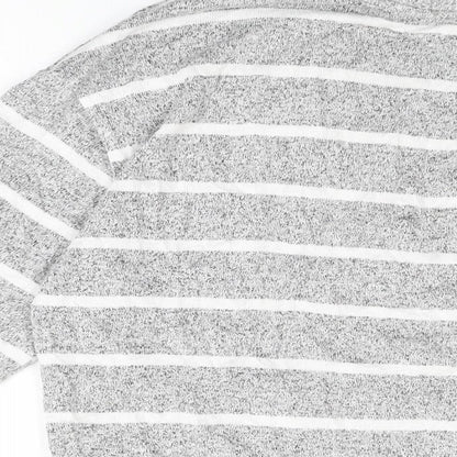 Womens UK Size 8 Marks and Spencer Grey Basic T-Shirt