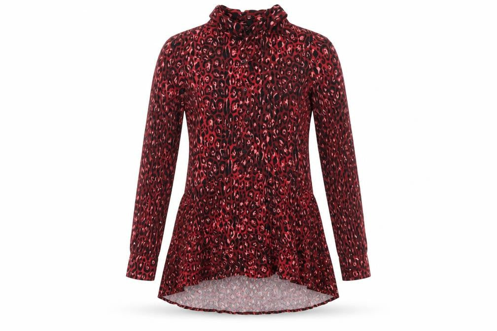 Womens UK Size S Zara Red Basic T-Shirt