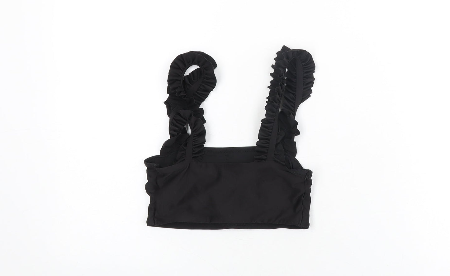 H&M Womens Black Polyester Top Size 8