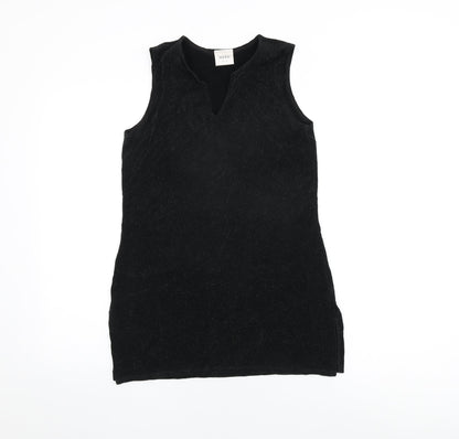 Womens UK Size 12 NEXT Black Basic T-Shirt