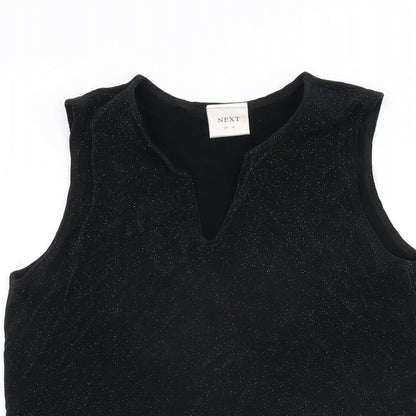 Womens UK Size 12 NEXT Black Basic T-Shirt