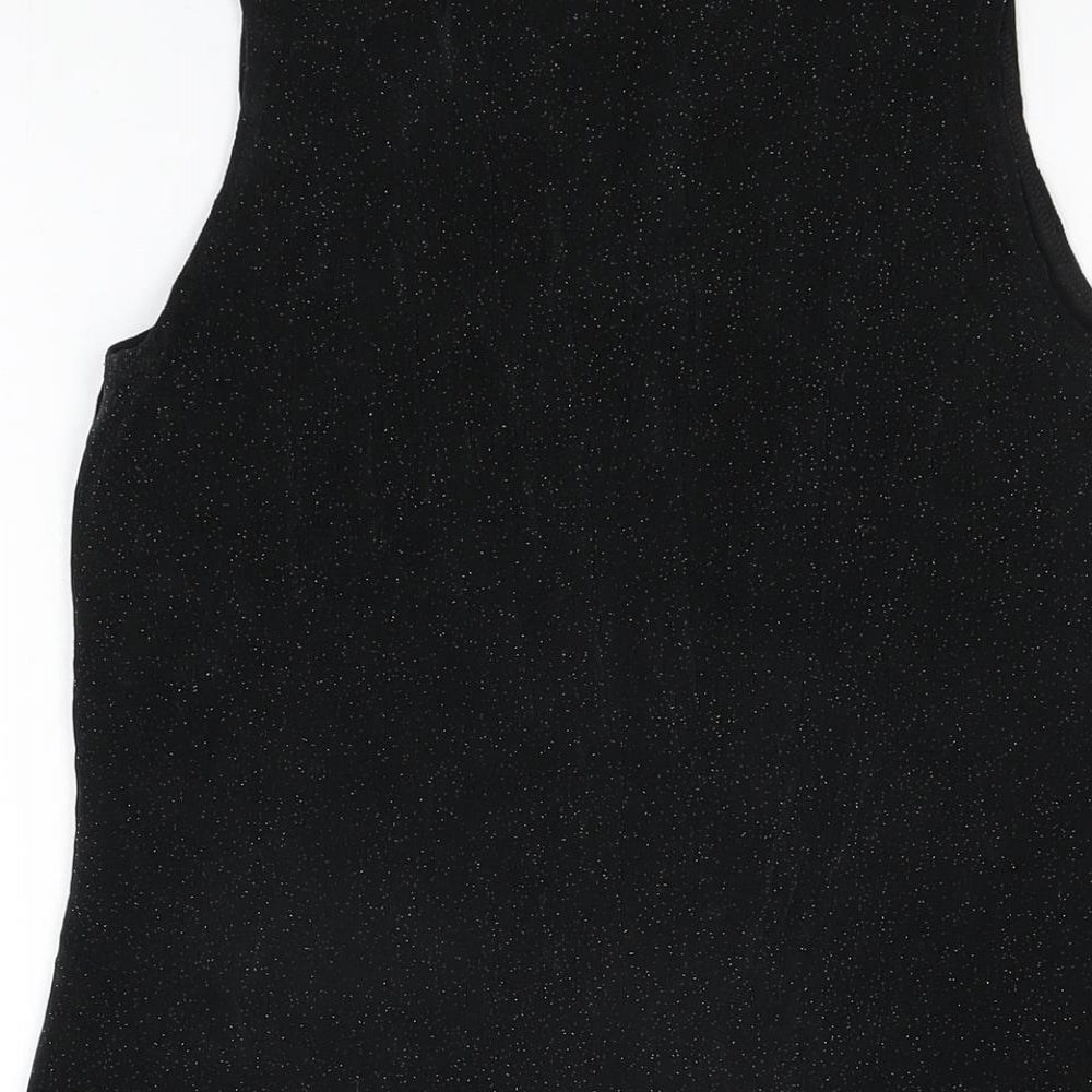 Womens UK Size 12 NEXT Black Basic T-Shirt