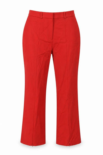Womens UK Size 12 French Connection Regular Fit  Red Trousers