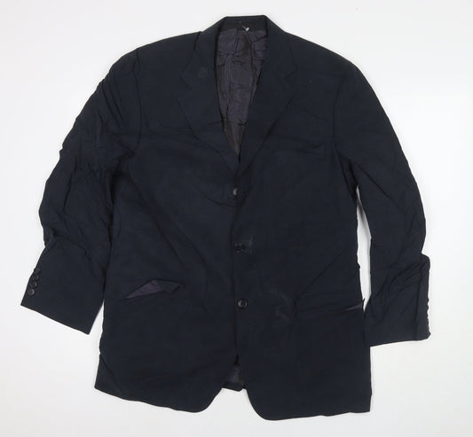 Mens UK Size 42 Marks and Spencer Regular Blue Suit Jacket