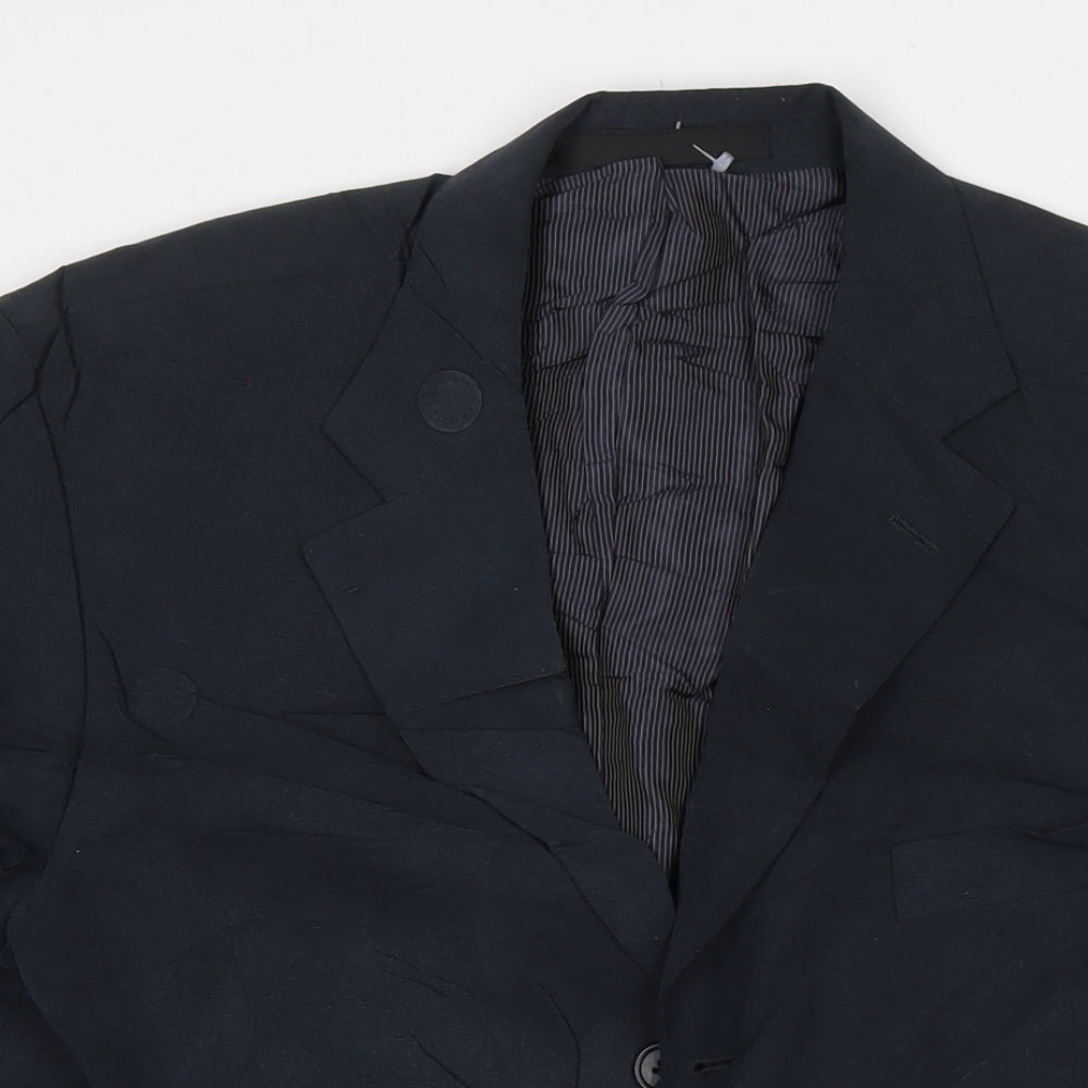 Mens UK Size 42 Marks and Spencer Regular Blue Suit Jacket
