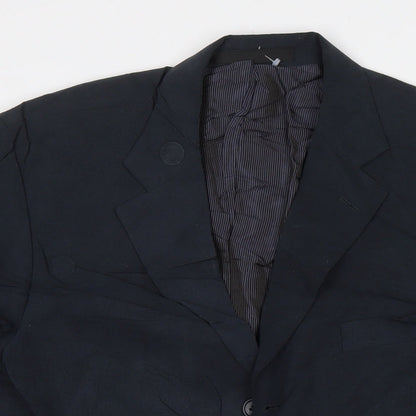 Mens UK Size 42 Marks and Spencer Regular Blue Suit Jacket