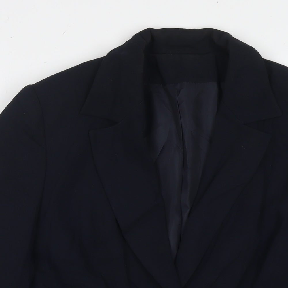 Principles Womens Blue Jacket Blazer Size 12 Button