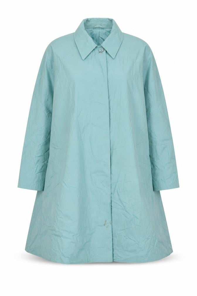 Womens UK Size 12 St Michael Blue Overcoat