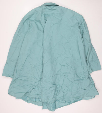 Womens UK Size 12 St Michael Blue Overcoat