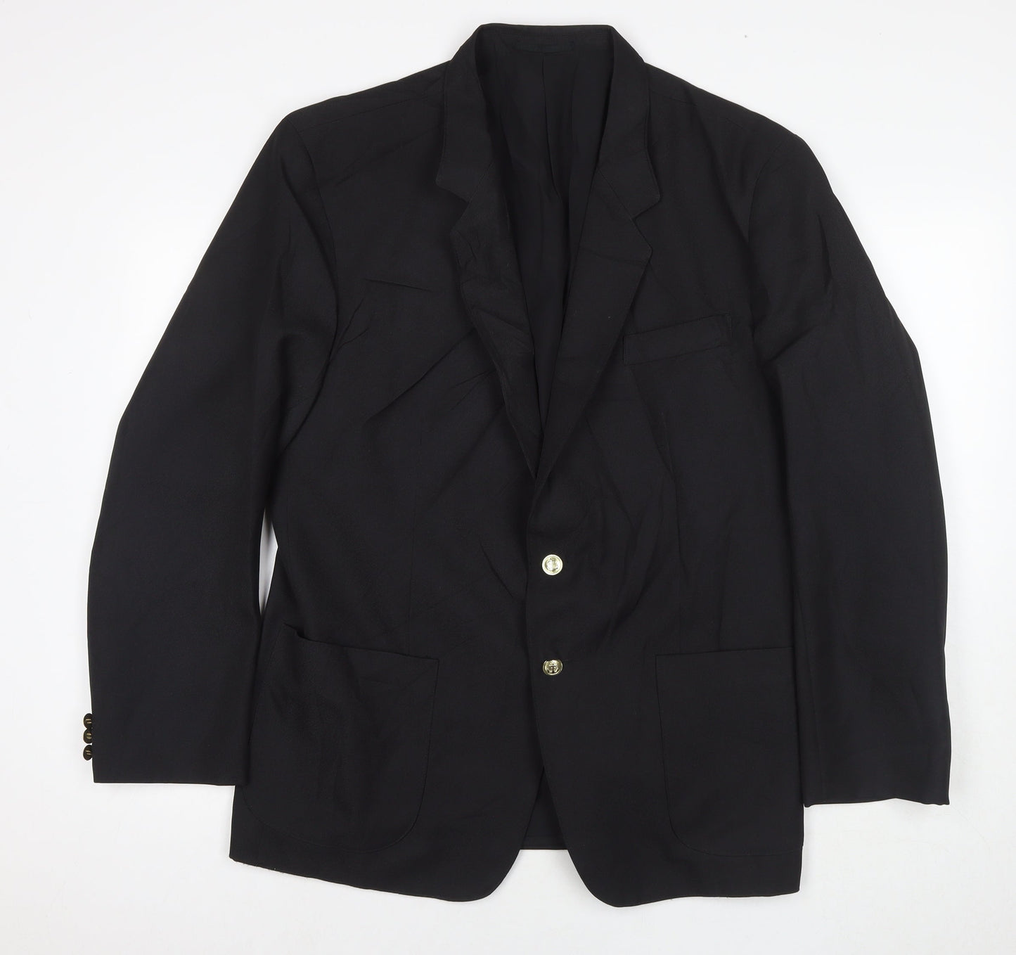 Mens UK Size 42 Classics Regular Black Suit Jacket