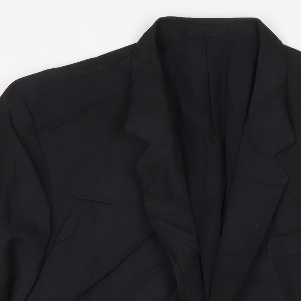 Mens UK Size 42 Classics Regular Black Suit Jacket