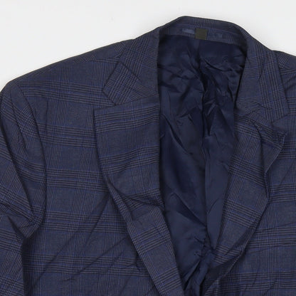Mens UK Size 44 Marks and Spencer Regular Blue Suit Jacket