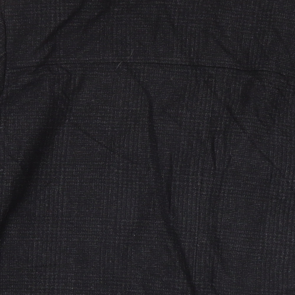 Mens UK Size XL Marks and Spencer Black Pea Coat