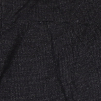 Mens UK Size XL Marks and Spencer Black Pea Coat