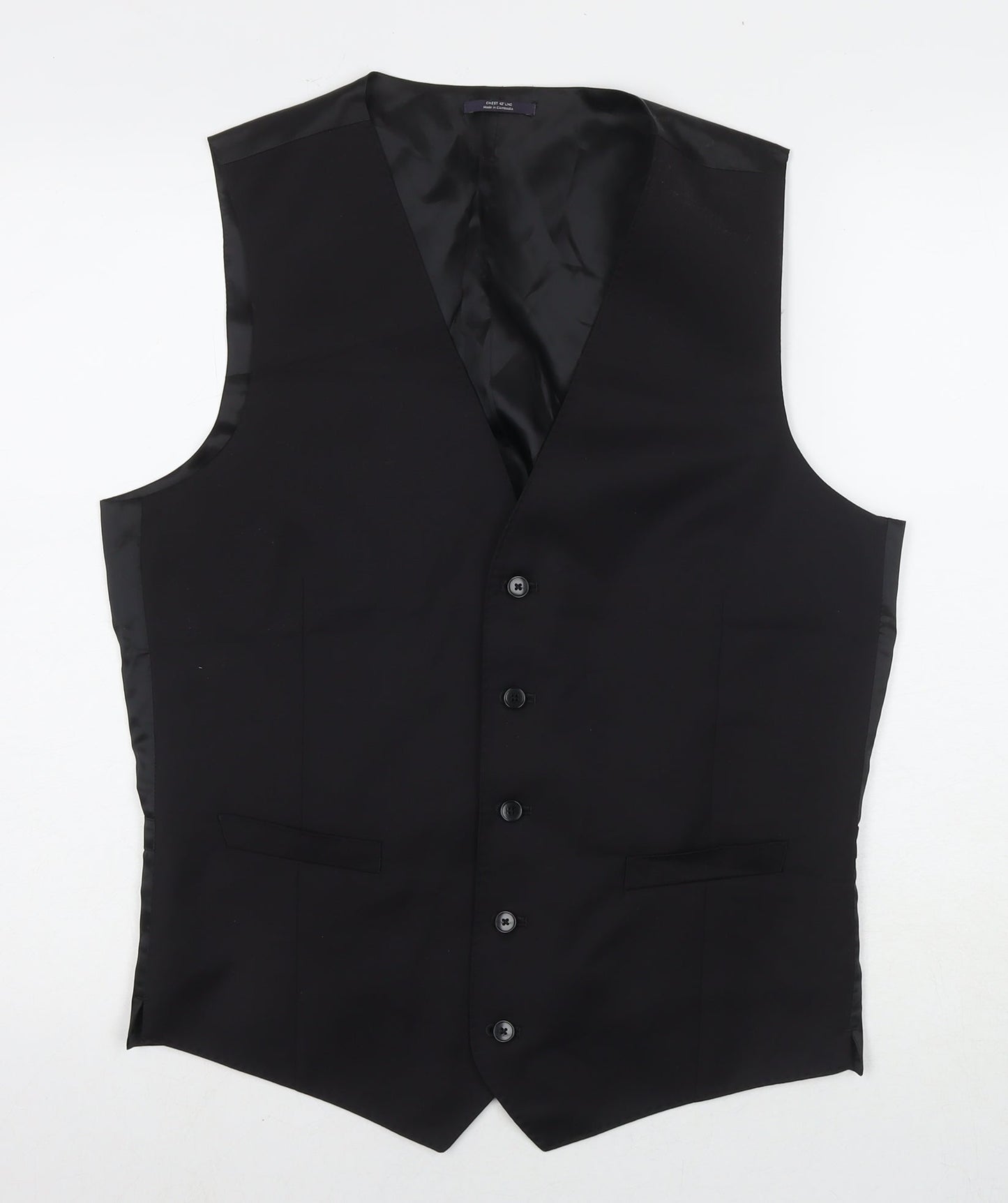 Mens UK Size 42 Marks and Spencer Regular Black Suit Jacket