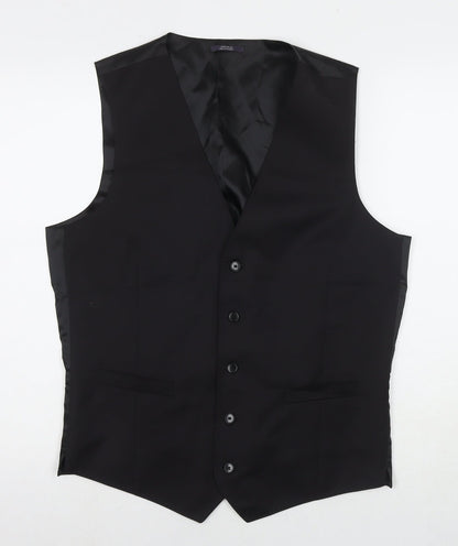 Mens UK Size 42 Marks and Spencer Regular Black Suit Jacket