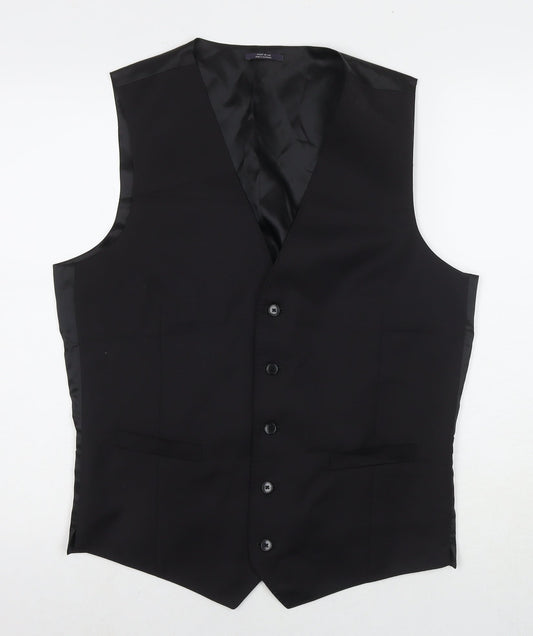 Mens UK Size 42 Marks and Spencer Regular Black Suit Jacket