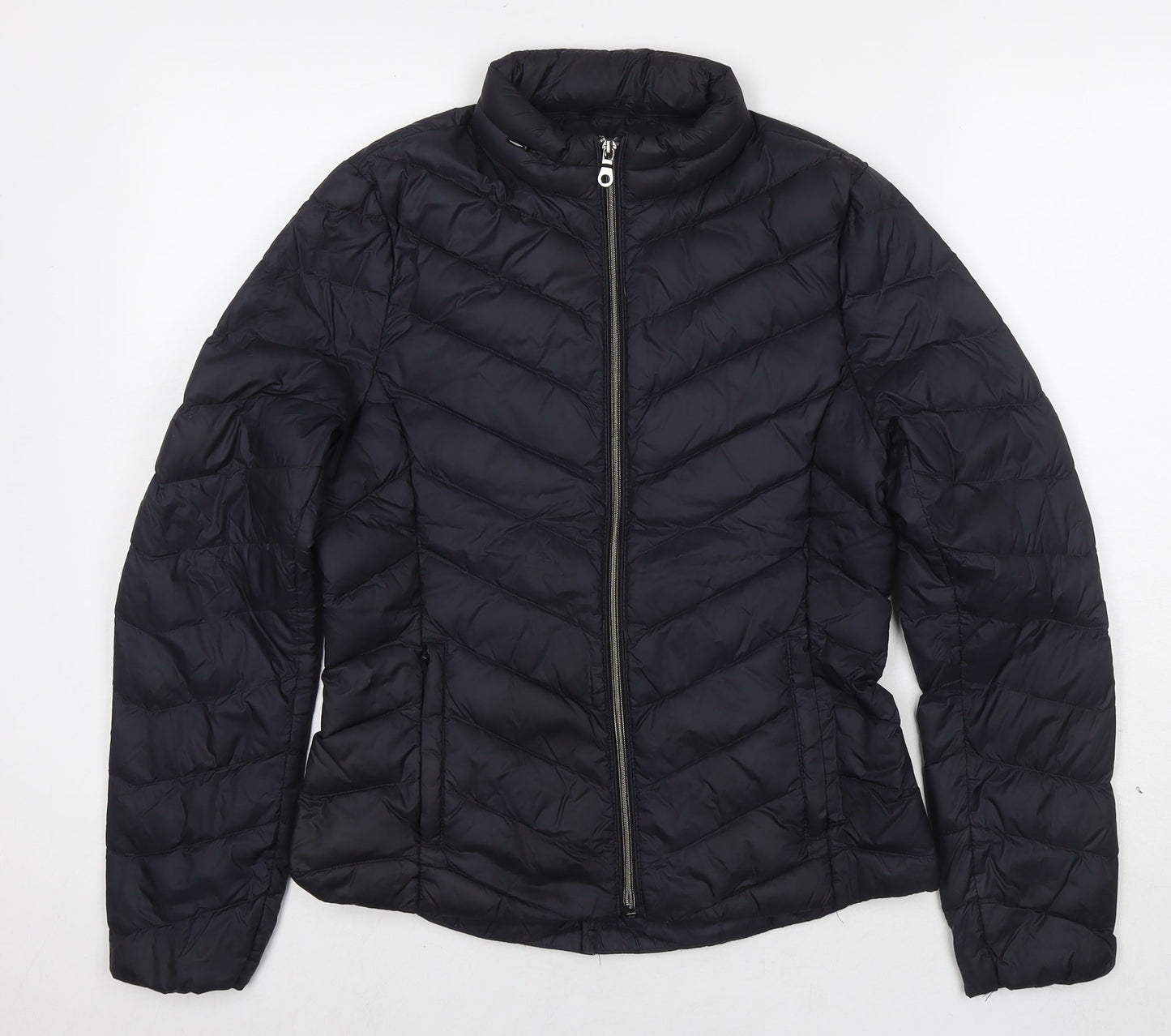 Womens UK Size 6 Marks and Spencer Black Puffer Jacket