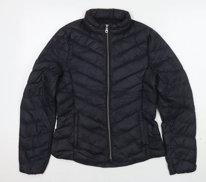 Womens UK Size 6 Marks and Spencer Black Puffer Jacket